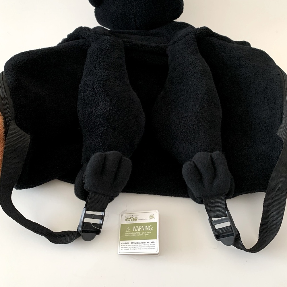 Bear Backpack Buddy Kids Plush Travel Pillow and Blanket All In One NWT - Picture 6 of 11